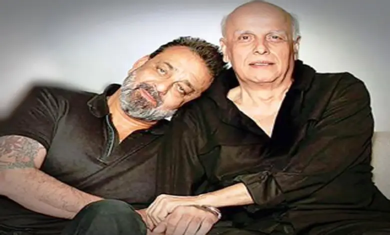 "Mahesh Bhatt and Sanjay Dutt from the iconic film Dil Hai Ki Manta Nahin."