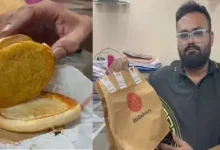 mcdonalds rajkot serves non veg burger instead of veg