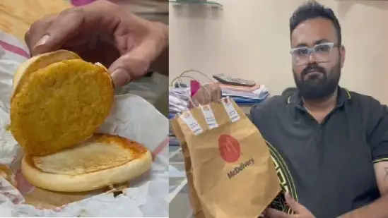 mcdonalds rajkot serves non veg burger instead of veg