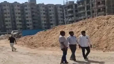 mishape at construction site in Nikol Ahmedabad