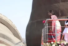 president draupadi murmu visits statue of unity in gujarat