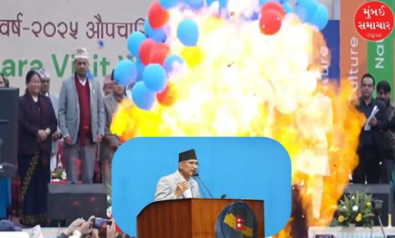 In a strange incident in Nepal, the Deputy PM himself was injured, rushed to the hospital.