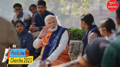 pm modi with students during pariksha pe charcha 2025