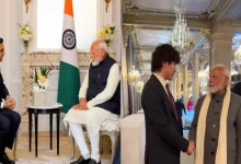 PM Narendra Modi discussing AI with Sundar Pichai and Alexandr Wang at Paris Summit