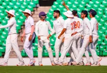 ranji trophy semi-final mumbai trails vidarbha