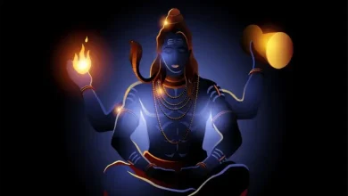 "Illustration of Lord Shiva meditating, symbolizing the spiritual significance of Shivratri and Mahashivratri."