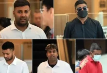 Five Indian-origin men sentenced to two to three years in prison for murder of former bouncer at a hotel in Singapore