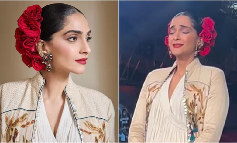 Sonam Kapoor cried portion    ramp walk, trolled