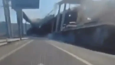 Dramatic video of bridge collapse in South Korea, 2 killed