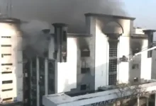 massive fire in surat s shivshakti textile market continues