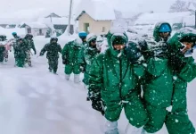 avalanche hits chamoli district in uttarakhand 57 workers buried