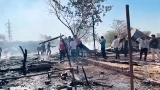 fire breaks retired  successful  vasna ahmedabad