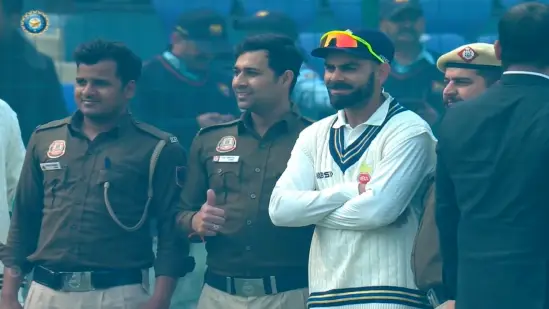 virat kohli wins hearts off the field in ranji match