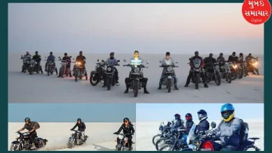 Bike riders take on adventure rides on the White Rann of Kutch and the Road to Heaven