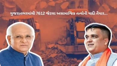 List of 7612 anti-social elements prepared from all over Gujarat, now bulldozer action will be taken