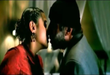 Amitabh Bachchan kissing scene controversy