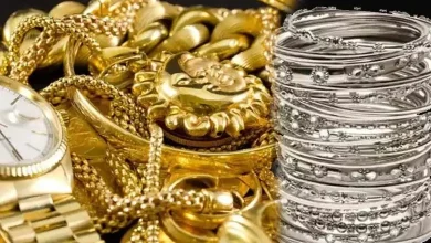 Gold down by Rs 324, silver up by Rs 18