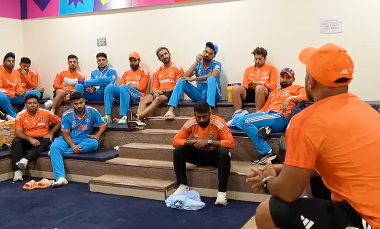 IND vs NZ champions trophy Team India dressing video room best fielder medal