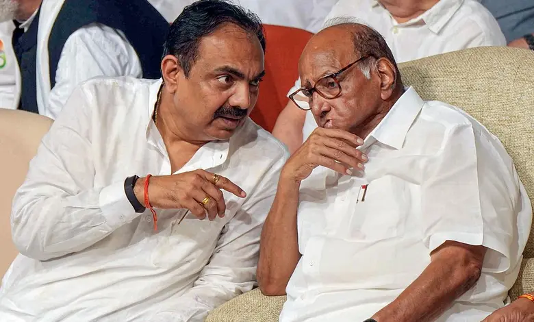 Jayant Patil angry with Sharad Pawar