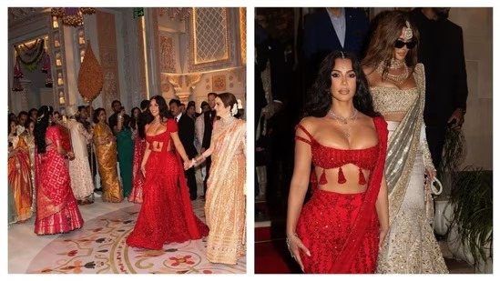 Kim Kardashian on Anant Ambani Wedding