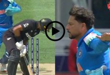 Kuldeep Yadav's magic ball to Rachin Ravindra