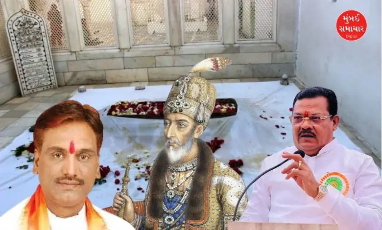 Minister Shirsat and Opposition Leader Danve clash over the issue of removing Aurangzeb's tomb