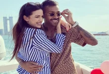 Natasha celebrated Hardik Pandya's inning