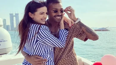 Natasha celebrated Hardik Pandya's inning