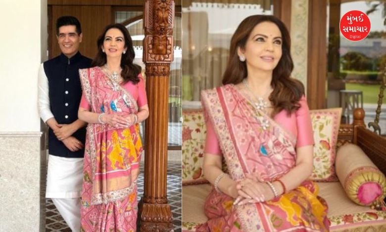 Nita Ambani's stunning saree look