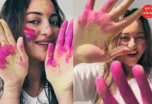 Sonakshi played Holi without Zahir