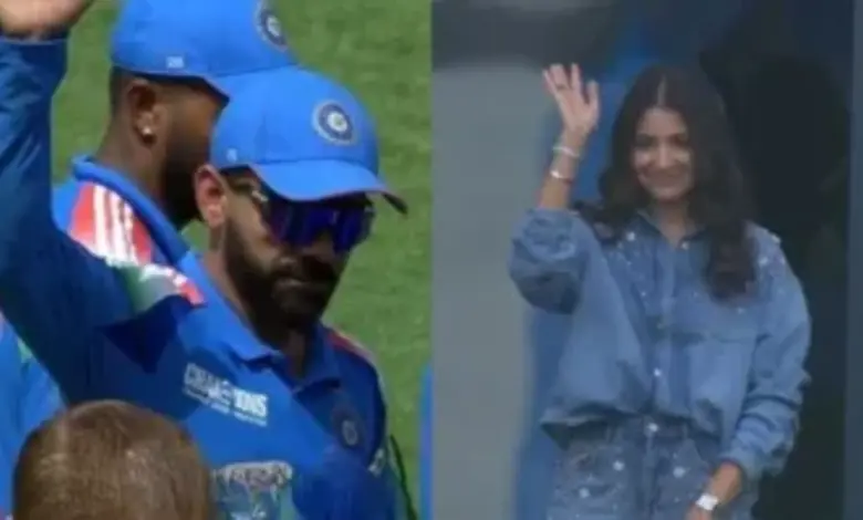 Virat gets Anushka's wishes before the final, video viral