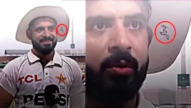 Aamer Jamal Pakistani cricketer was fined Rs 14 lakh for writing number 804 on his cap, know the real reason...