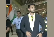 Video: Champion Akshar Patel returns home, receives warm welcome at Ahmedabad airport