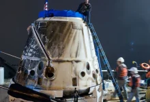 The capsule turned into a ball of fire, but the astronauts are safe; Dragon capsule is made of this material