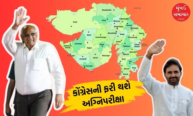 gujarat by elections congress test of strength