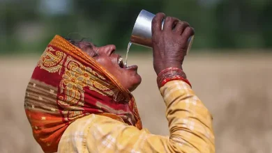 Thermometer showing high temperature during Gujarat March heat wave