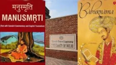 Controversy rises over Manusmriti and Babarnama in Delhi University