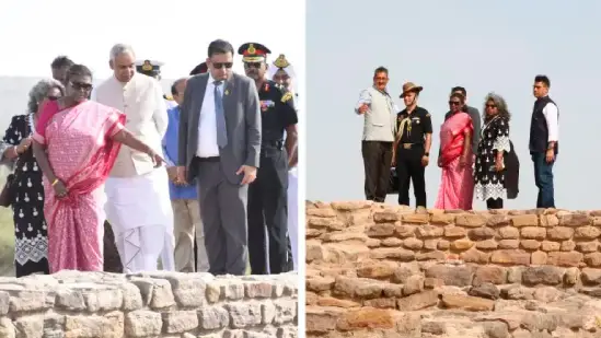 president draupadi murmu visits 5000 year old dholavira in kutch