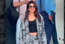 Priyanka Chopra seen at the airport without her husband and daughter, people's eyes are fixed on her stomach...