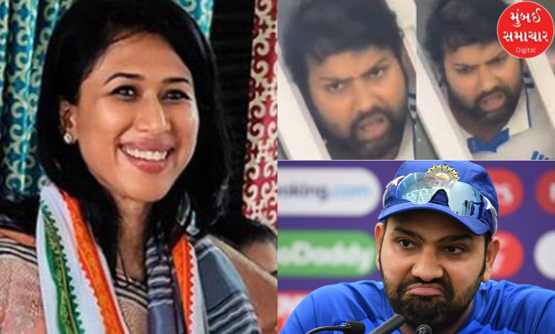 shama mohamed sparks controversy with objectionable statement about rohit sharma