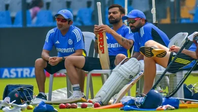 Ahead of champions trophy final rohit virat and gambhir secret meeting for 20 minitues