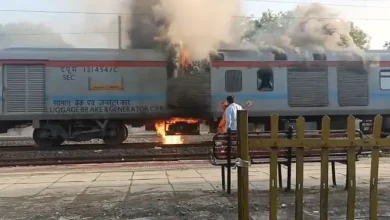 Fire in Bilaspur-Bikaner Express