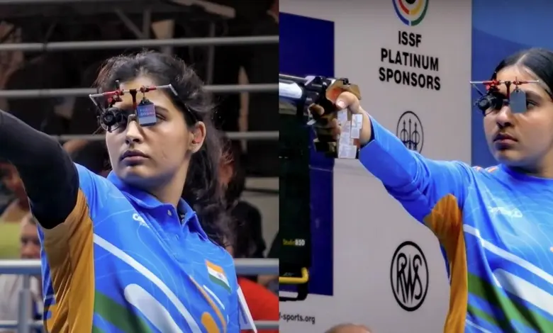 Indian women's team triumphs in Shooting World Cup