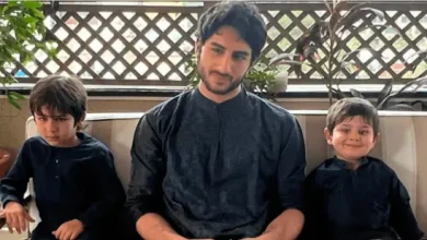 Ibrahim Ali Khan with his brothers Jeh and Taimur