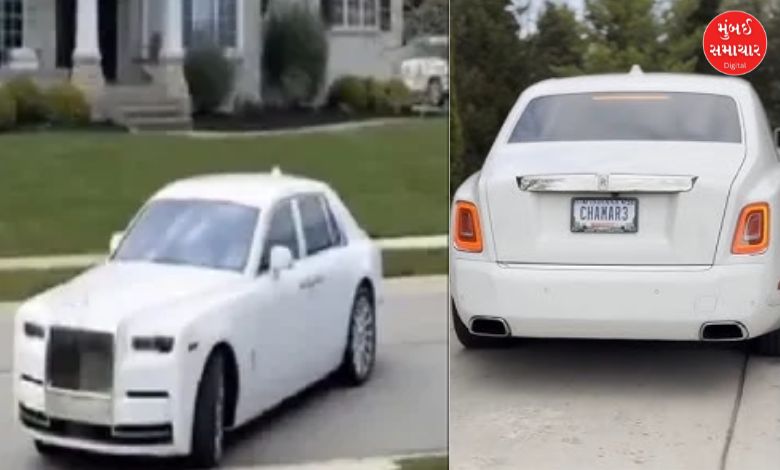 Samaj Party National President Chandrashekhar is seen moving around in a Rolls Royce car worth Rs 12 crore.