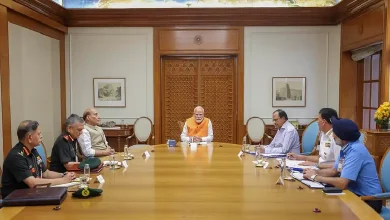 PM Modi discusses terror response strategy with top security officials