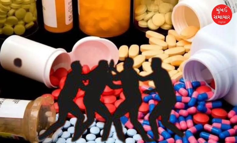 Ambernath Pharma Company protest attack