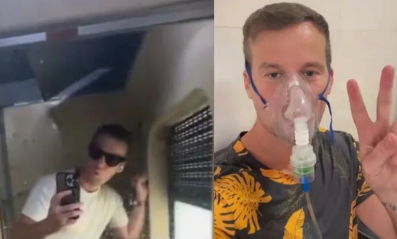 American vlogger hospitalized after traveling on Indian train, Instagram buzzing