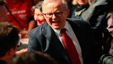 Anthony Albanese celebrates Labor Party's election win