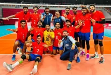 Asian Volleyball India Pakistan Win